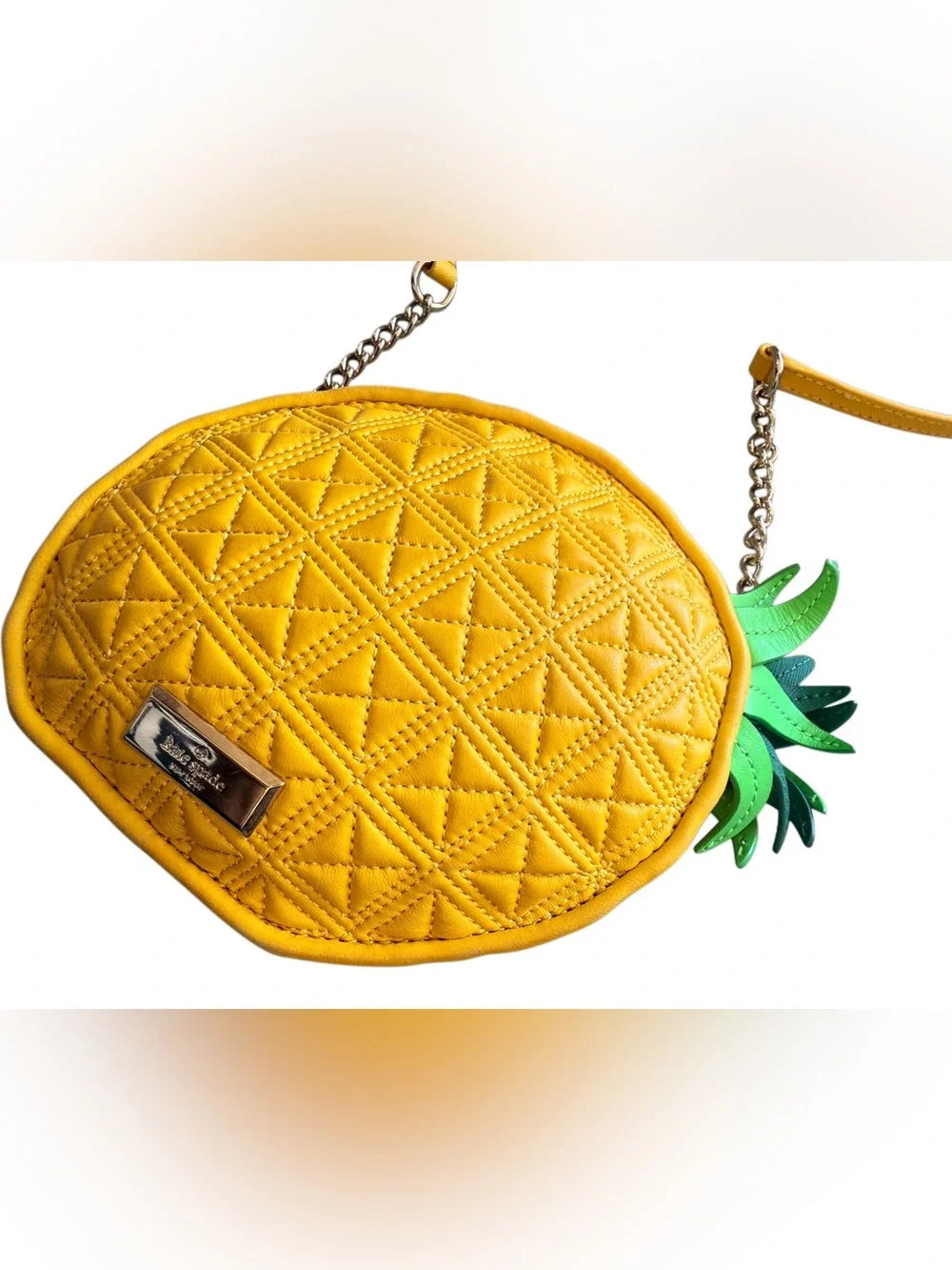 🍍Kate Spade WING IT PINEAPPLE CROSS-BODY SHOULDER CLUTCH HANDBAG 🍍